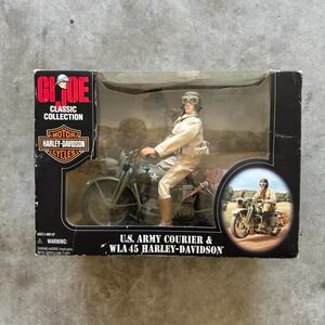 Vintage GI Joe US Army Courier & WLA 45 Harley Davidson 12" Figure